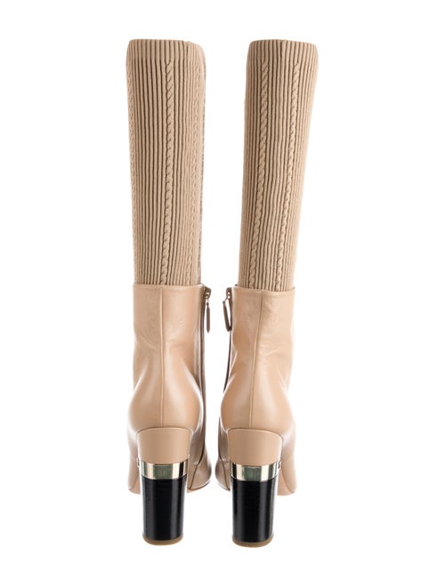 Chanel 2016 Interlocking CC Logo Sock Boots