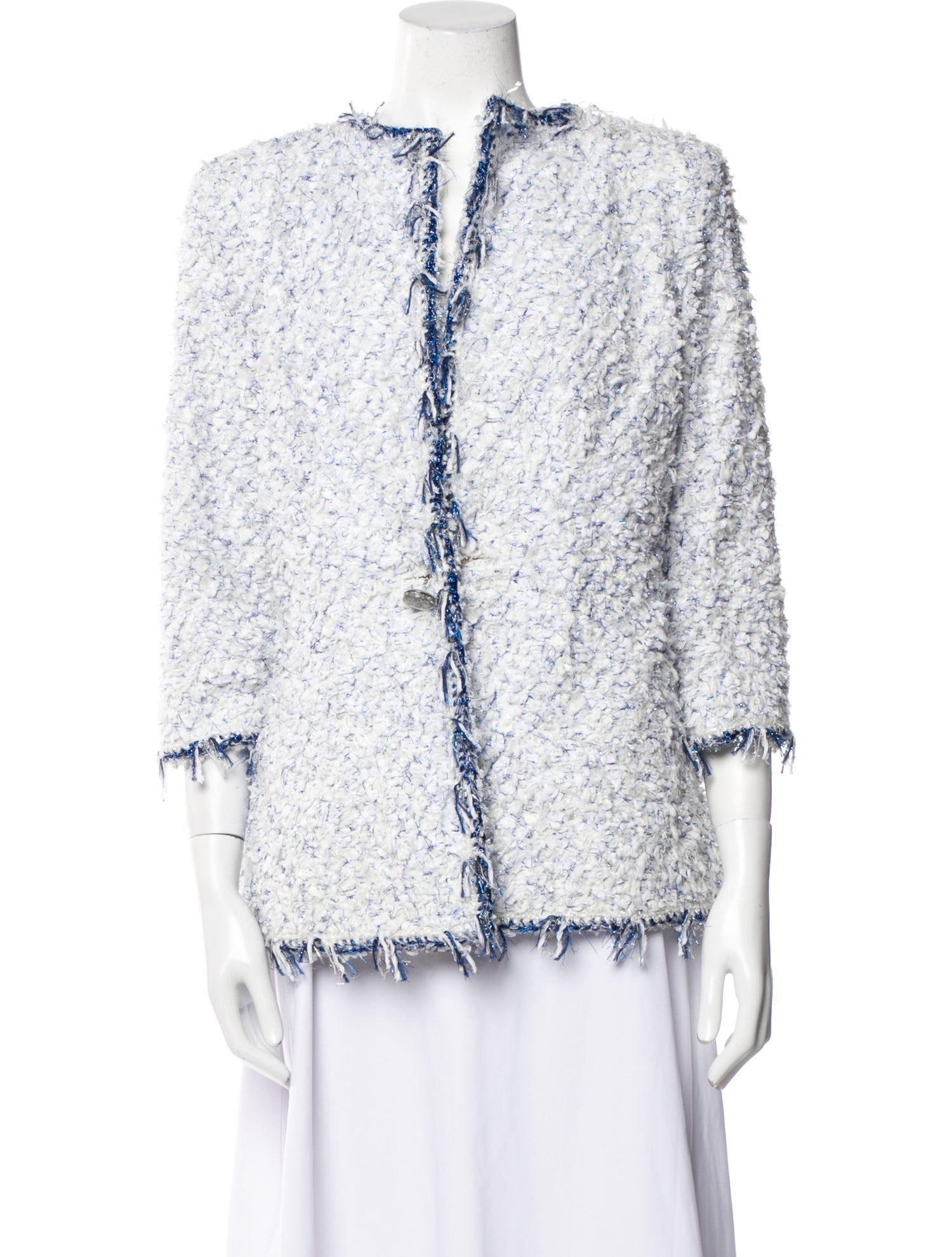 Chanel 2018 Tweed Pattern Evening Jacket