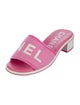 Chanel 2024 Graphic Print Slides