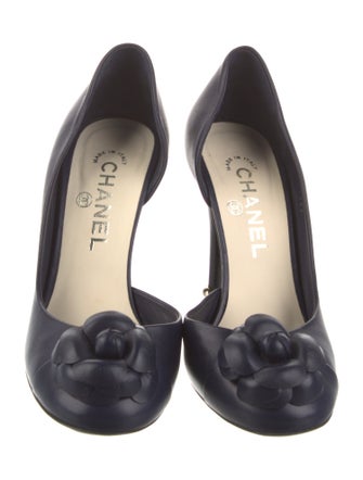Chanel 2012 Interlocking CC Logo D'Orsay Pumps
