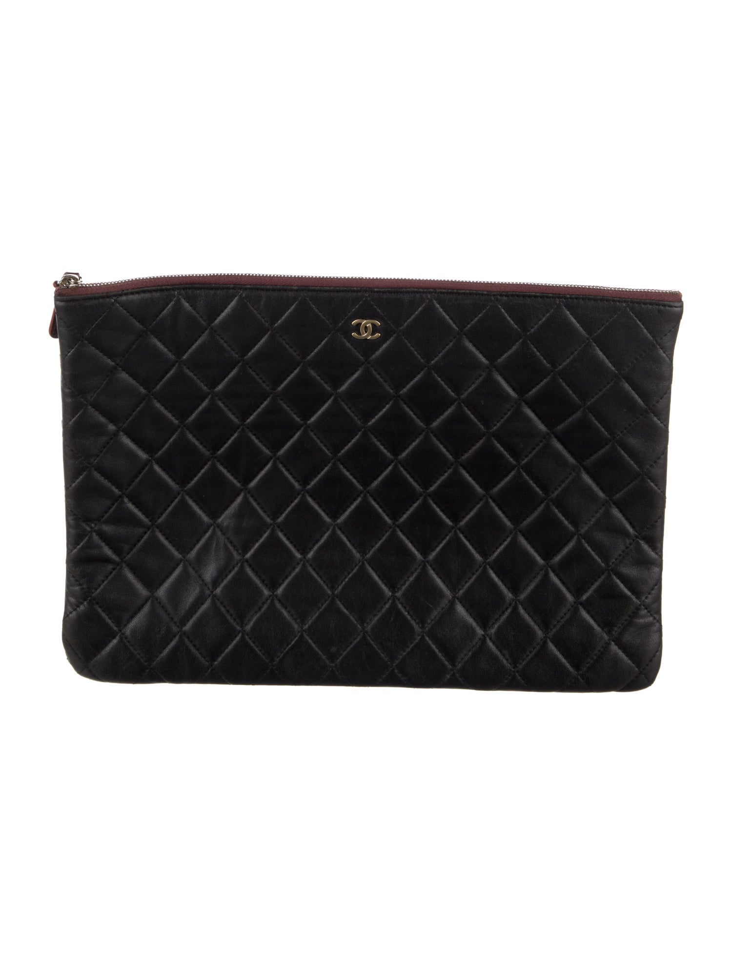 Chanel Large Quilted O-Case