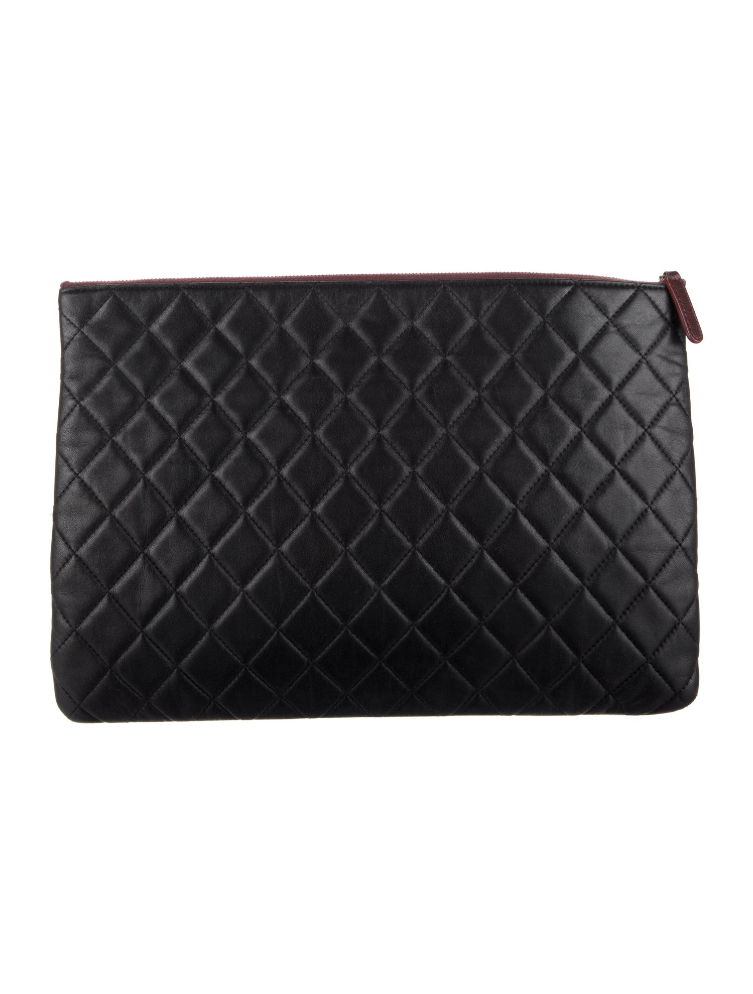 Chanel Large Quilted O-Case