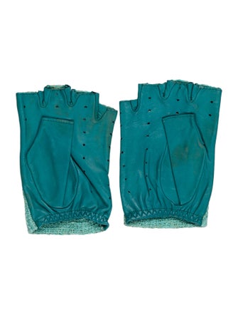 Chanel Tweed Fingerless Gloves
