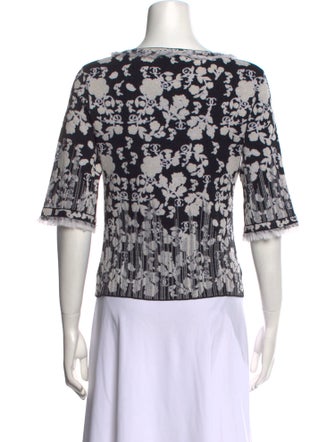 Chanel 2015 Floral Print Sweater