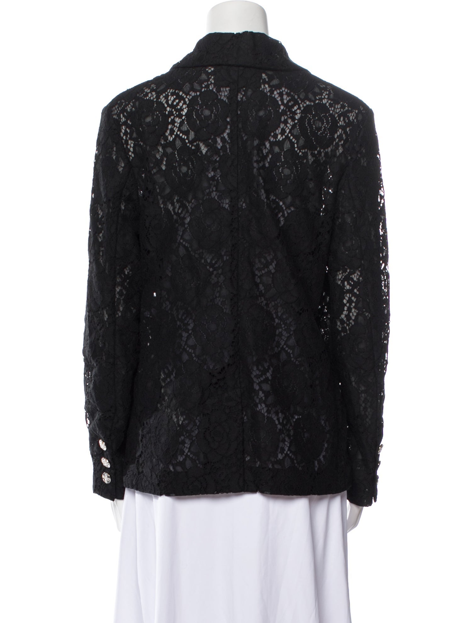 Chanel 2023 Lace Pattern Blazer