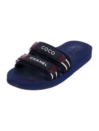 Chanel 2019 Quilted Pattern Slides