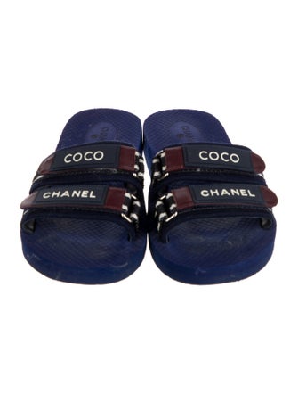 Chanel 2019 Quilted Pattern Slides