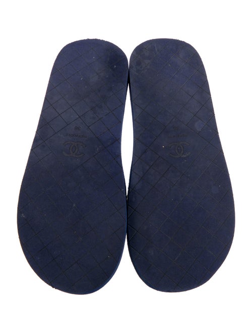 Chanel 2019 Quilted Pattern Slides