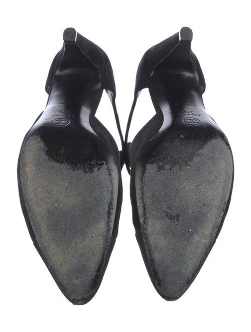 Chanel Interlocking CC Logo Suede Boots