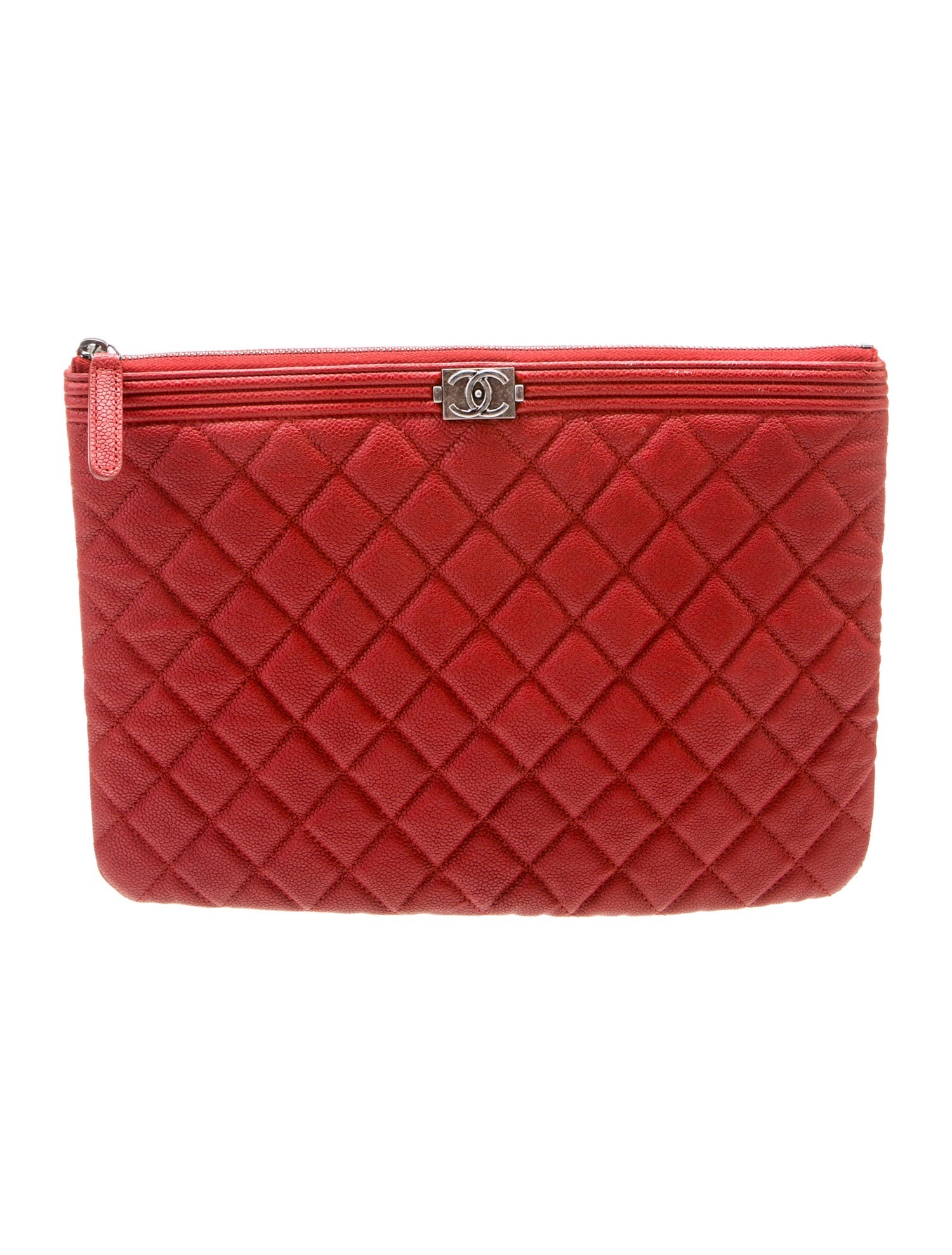 Chanel Quilted Boy O-Case