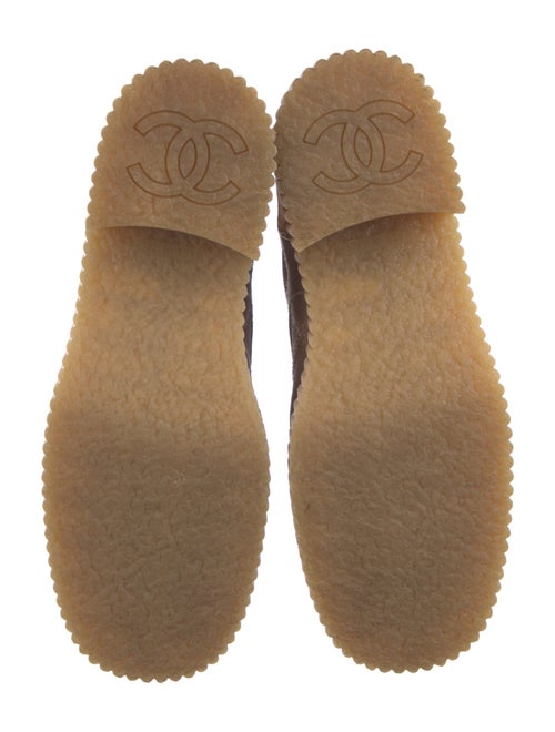 Chanel 2020 Interlocking CC Logo Combat Boots