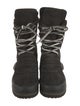 Chanel Suede Combat Boots