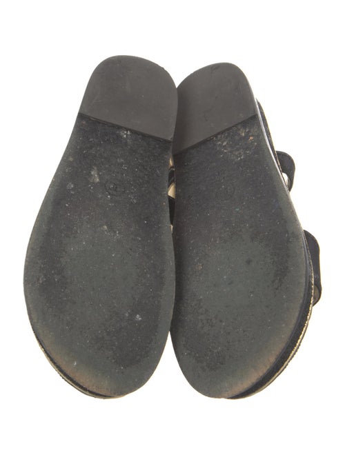 Chanel 2022 Interlocking CC Logo Slingback Sandals