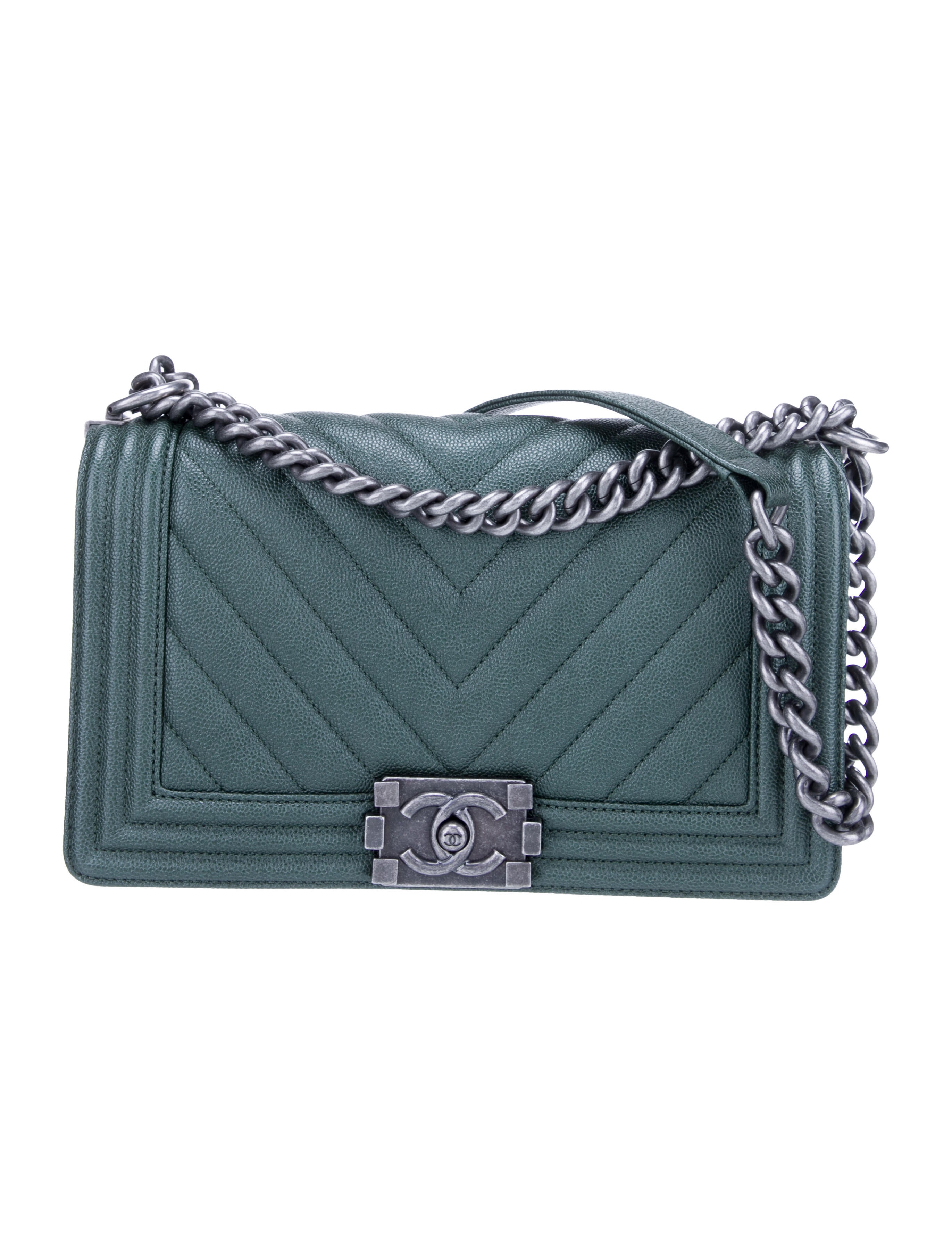 Chanel Medium Chevron Boy Bag