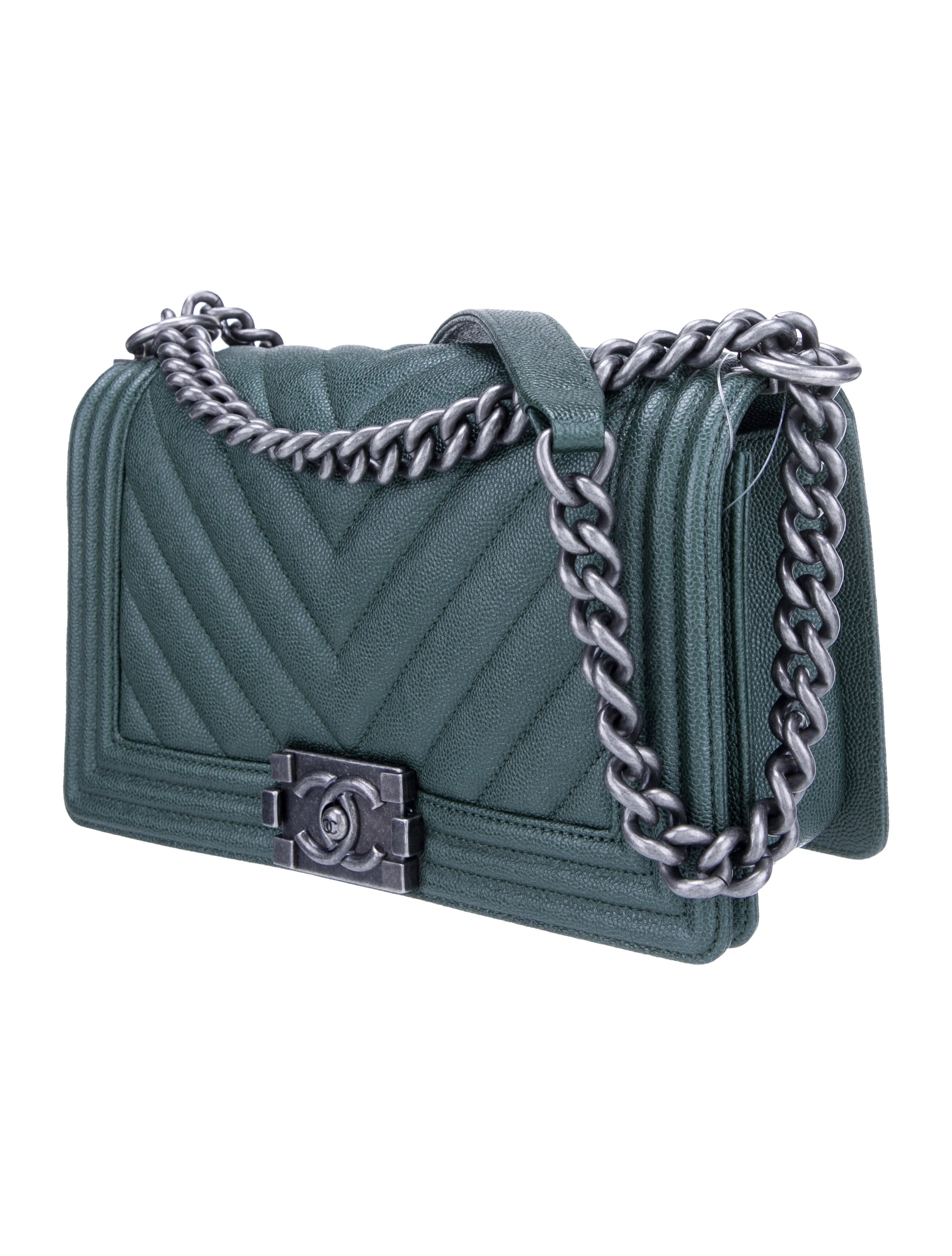 Chanel Medium Chevron Boy Bag