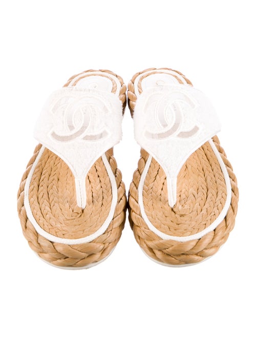 Chanel 2022 Interlocking CC Logo Espadrilles