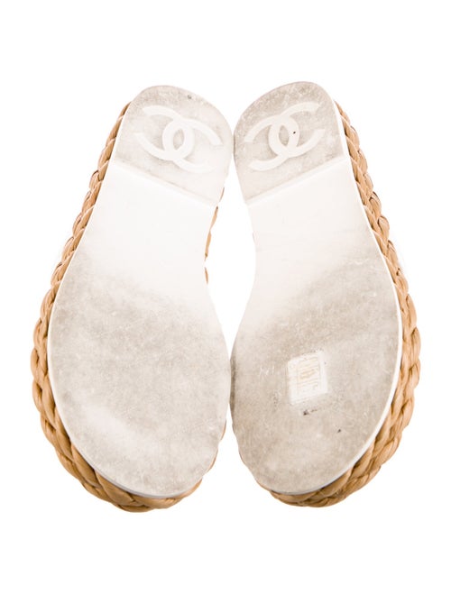Chanel 2022 Interlocking CC Logo Espadrilles