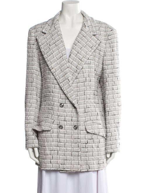 Chanel 2022 Tweed Pattern Peacoat