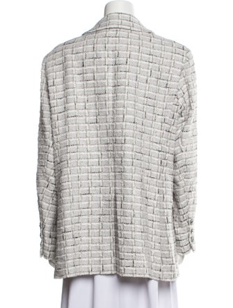 Chanel 2022 Tweed Pattern Peacoat