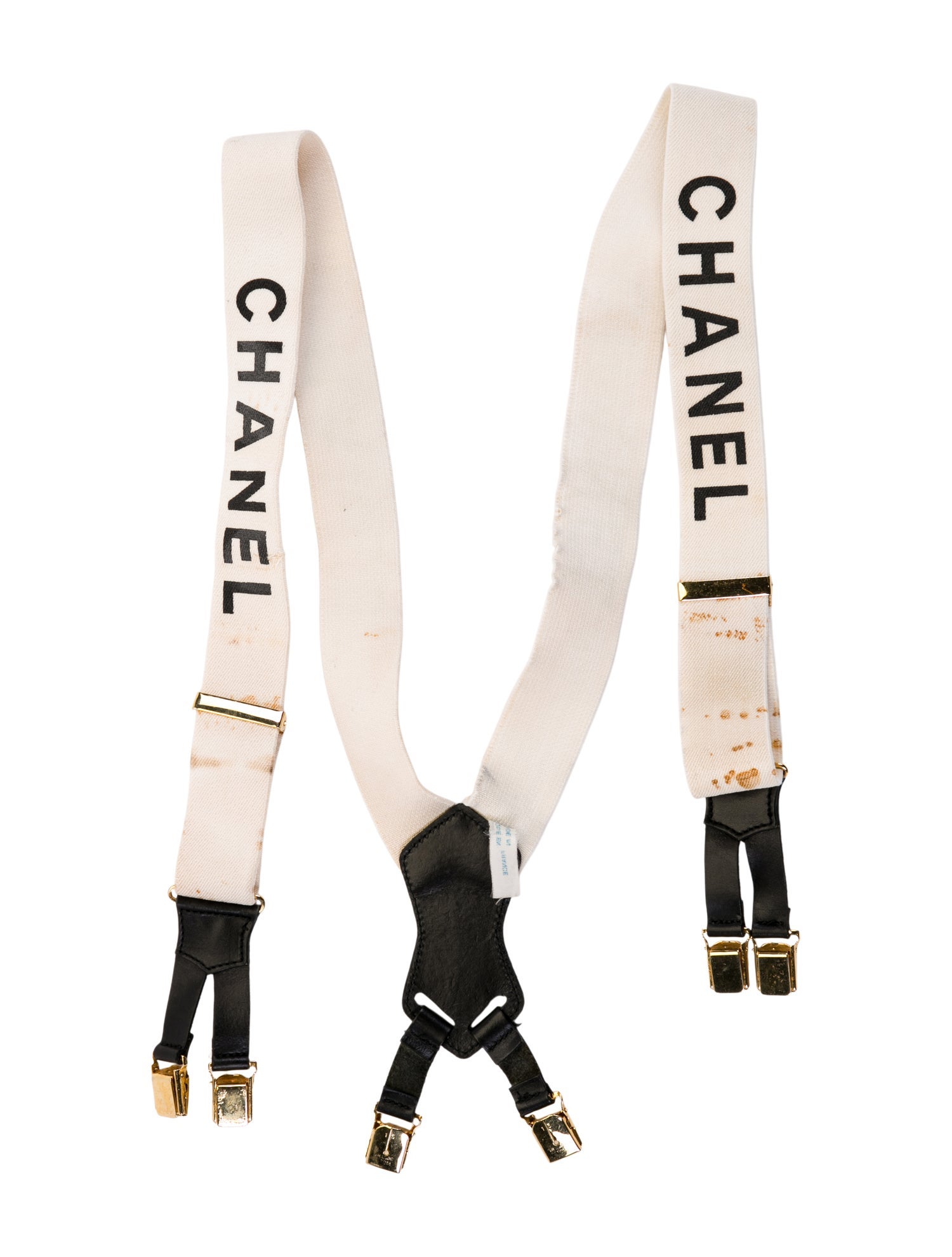 Chanel Logo Suspenders