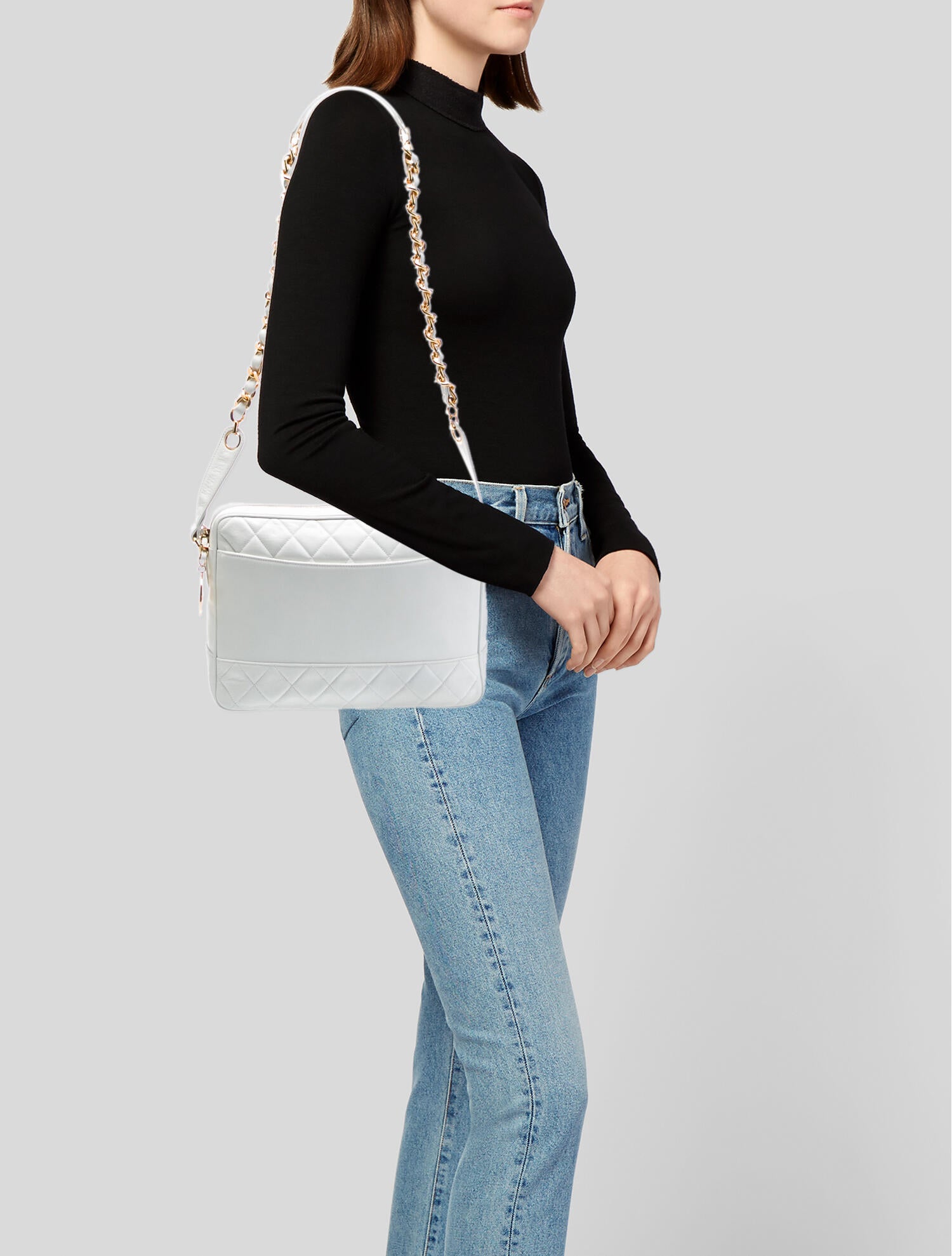 Chanel Vintage Quilted Camera Bag