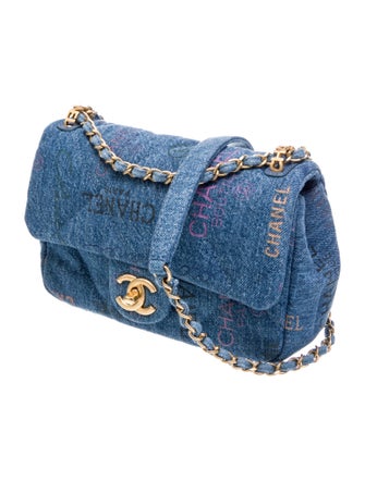 Chanel Rectangular Mini Denim Mood Flap Bag