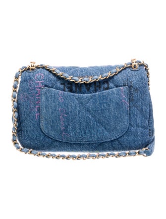 Chanel Rectangular Mini Denim Mood Flap Bag