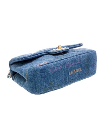Chanel Rectangular Mini Denim Mood Flap Bag