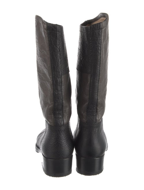 Chanel 2012 Interlocking CC Logo Moto Boots