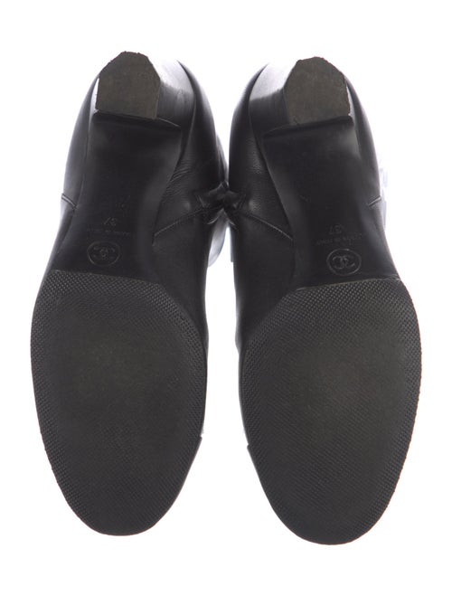 Chanel Interlocking CC Logo Lambskin Boots