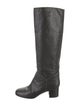 Chanel Interlocking CC Logo Calfskin Riding Boots