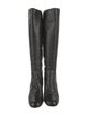 Chanel Interlocking CC Logo Calfskin Riding Boots