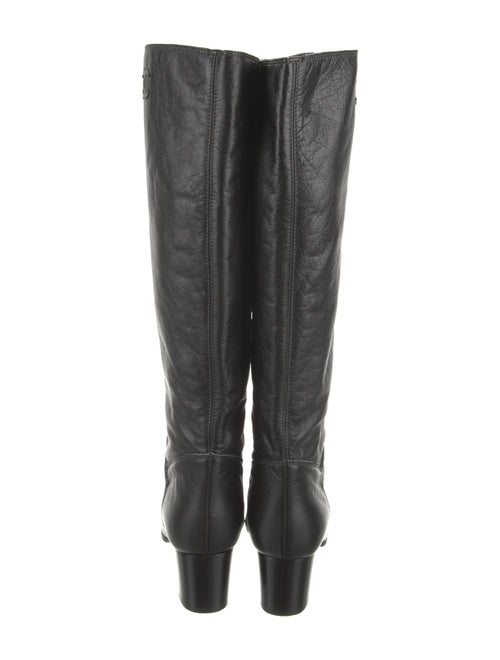 Chanel Interlocking CC Logo Calfskin Riding Boots