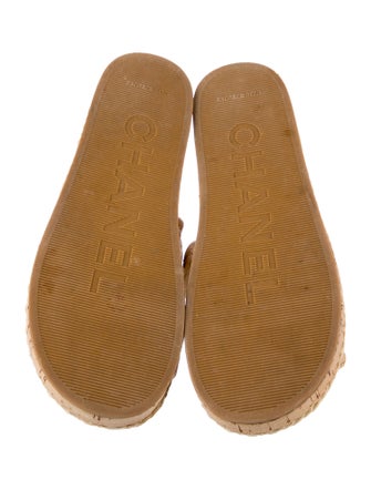 Chanel 2021 Interlocking CC Logo Espadrilles