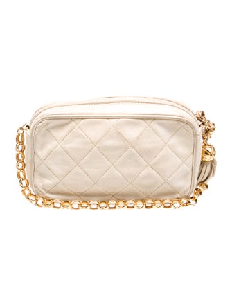 Chanel CC Camera Tassel Diamond Bag
