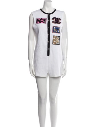 Chanel 2023 Graphic Print Romper