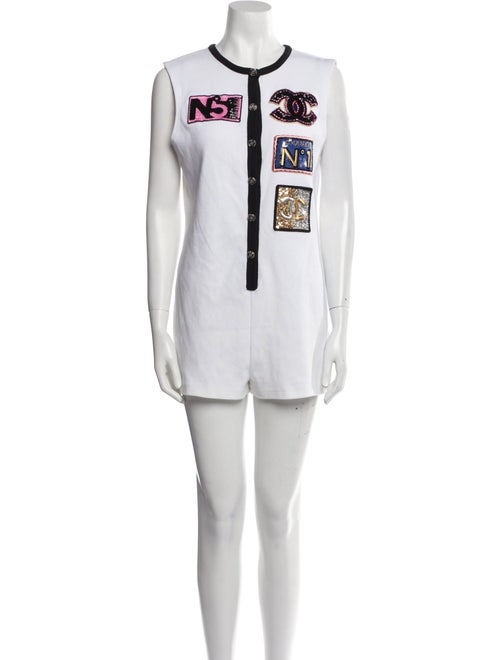Chanel 2023 Graphic Print Romper
