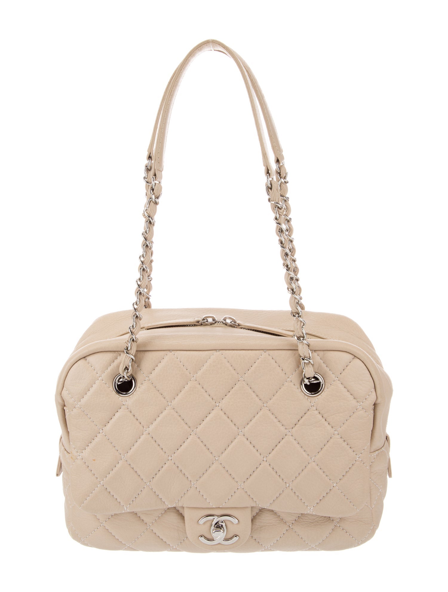 Chanel Quilted CC Bowler Bag