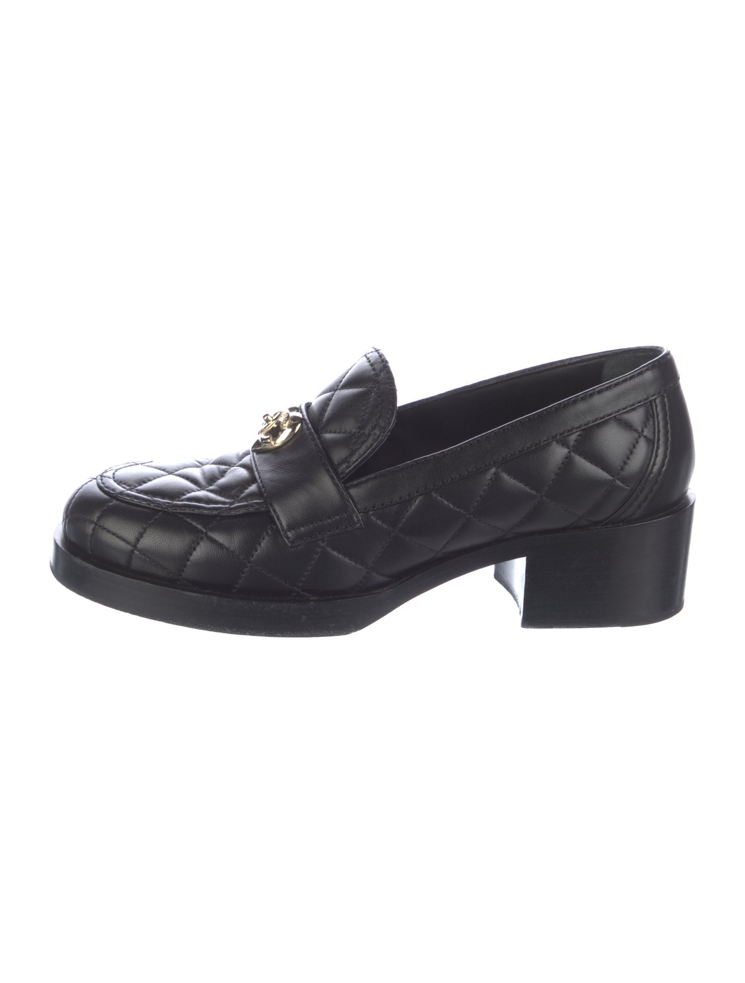 Chanel 2023 Interlocking CC Logo Loafers