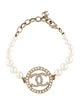 Chanel Faux Pearl CC Bracelet
