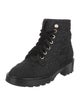 Chanel 2021 Interlocking CC Logo Combat Boots