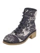 Chanel 2020 Interlocking CC Logo Combat Boots
