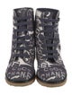 Chanel 2020 Interlocking CC Logo Combat Boots