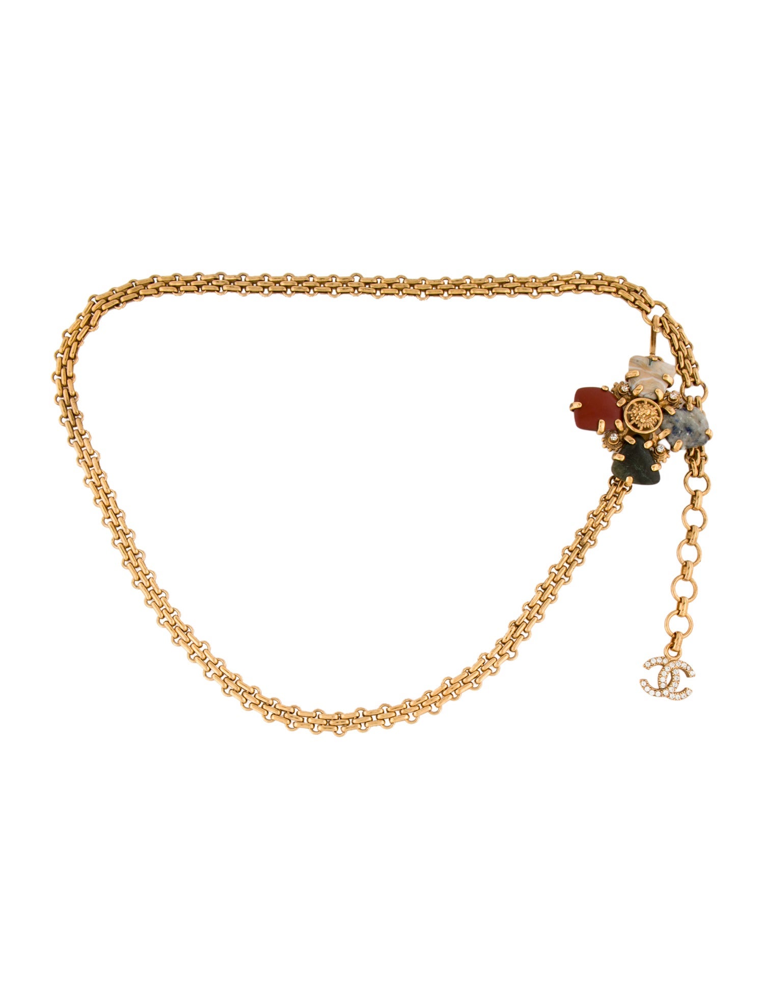 Chanel 2005 Interlocking CC Logo Waist Belt