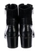 Chanel Interlocking CC Logo Suede Combat Boots