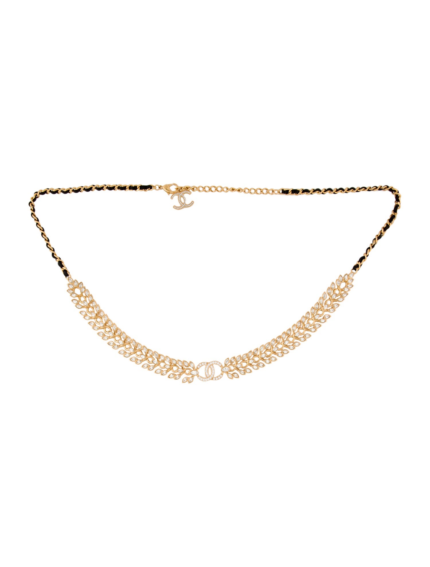 Chanel 2022 Interlocking CC Logo Chain-Link Belt