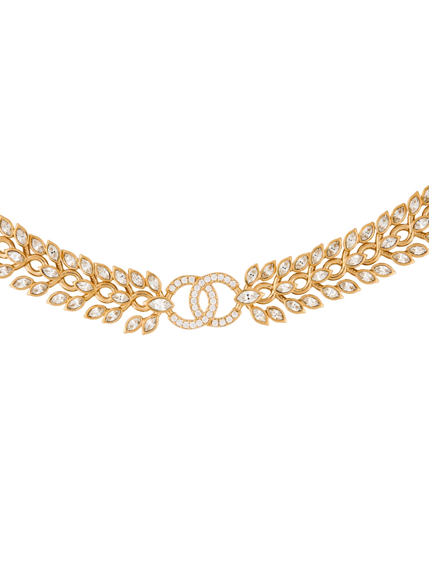 Chanel 2022 Interlocking CC Logo Chain-Link Belt