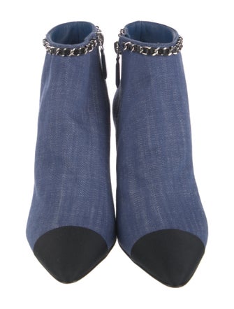 Chanel 2020 Interlocking CC Logo Boots