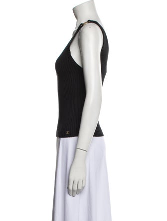 Chanel 2001 V-Neck Top