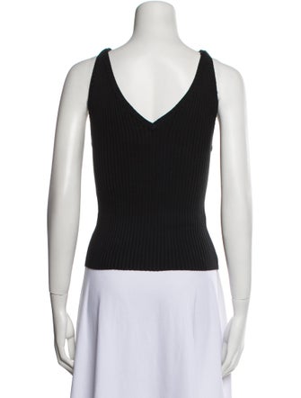 Chanel 2001 V-Neck Top